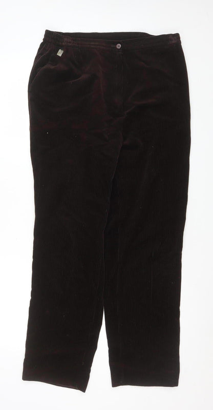 Mens UK Size L Finn Karelia Regular Fit Casual Brown Trousers