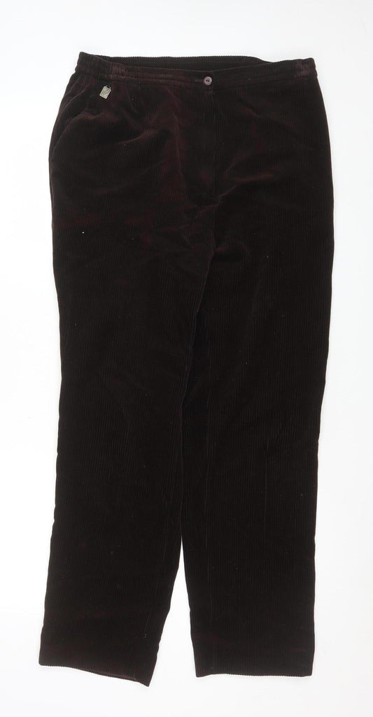 Mens UK Size L Finn Karelia Regular Fit Casual Brown Trousers