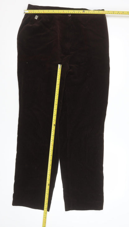 Mens UK Size L Finn Karelia Regular Fit Casual Brown Trousers