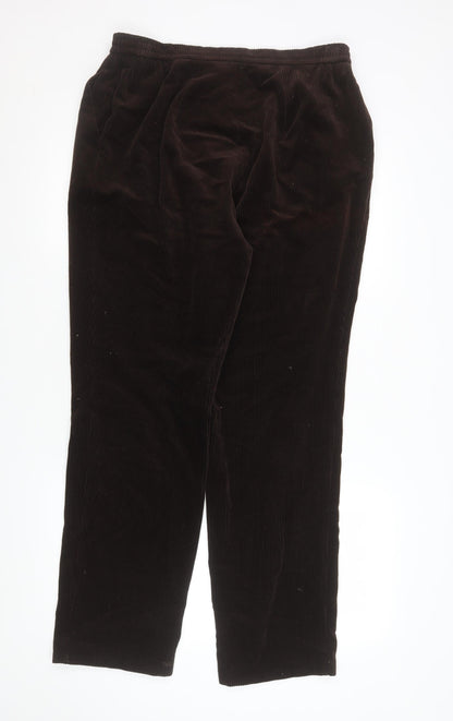 Mens UK Size L Finn Karelia Regular Fit Casual Brown Trousers