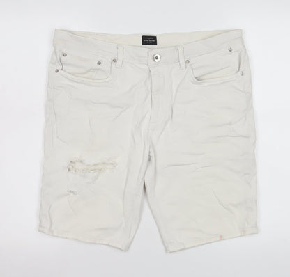 Womens UK Size 36 River Island Regular Fit Bermuda Shorts