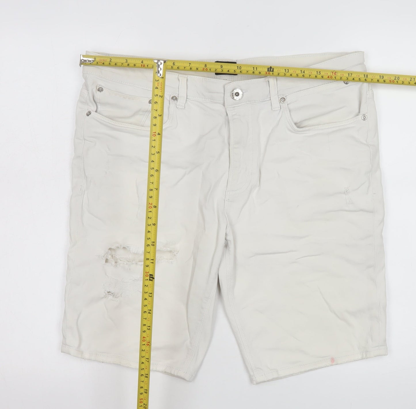 Womens UK Size 36 River Island Regular Fit Bermuda Shorts