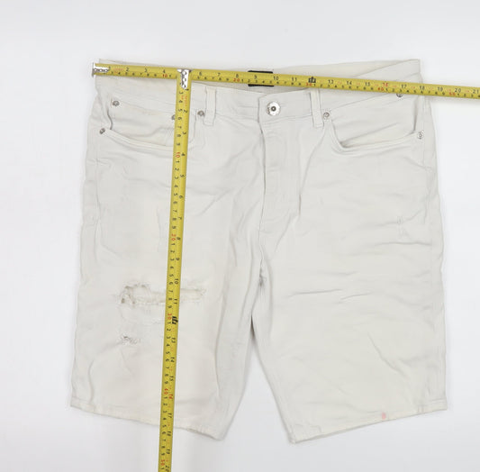 Womens UK Size 36 River Island Regular Fit Bermuda Shorts