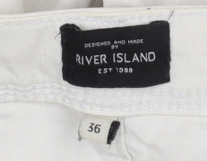 Womens UK Size 36 River Island Regular Fit Bermuda Shorts
