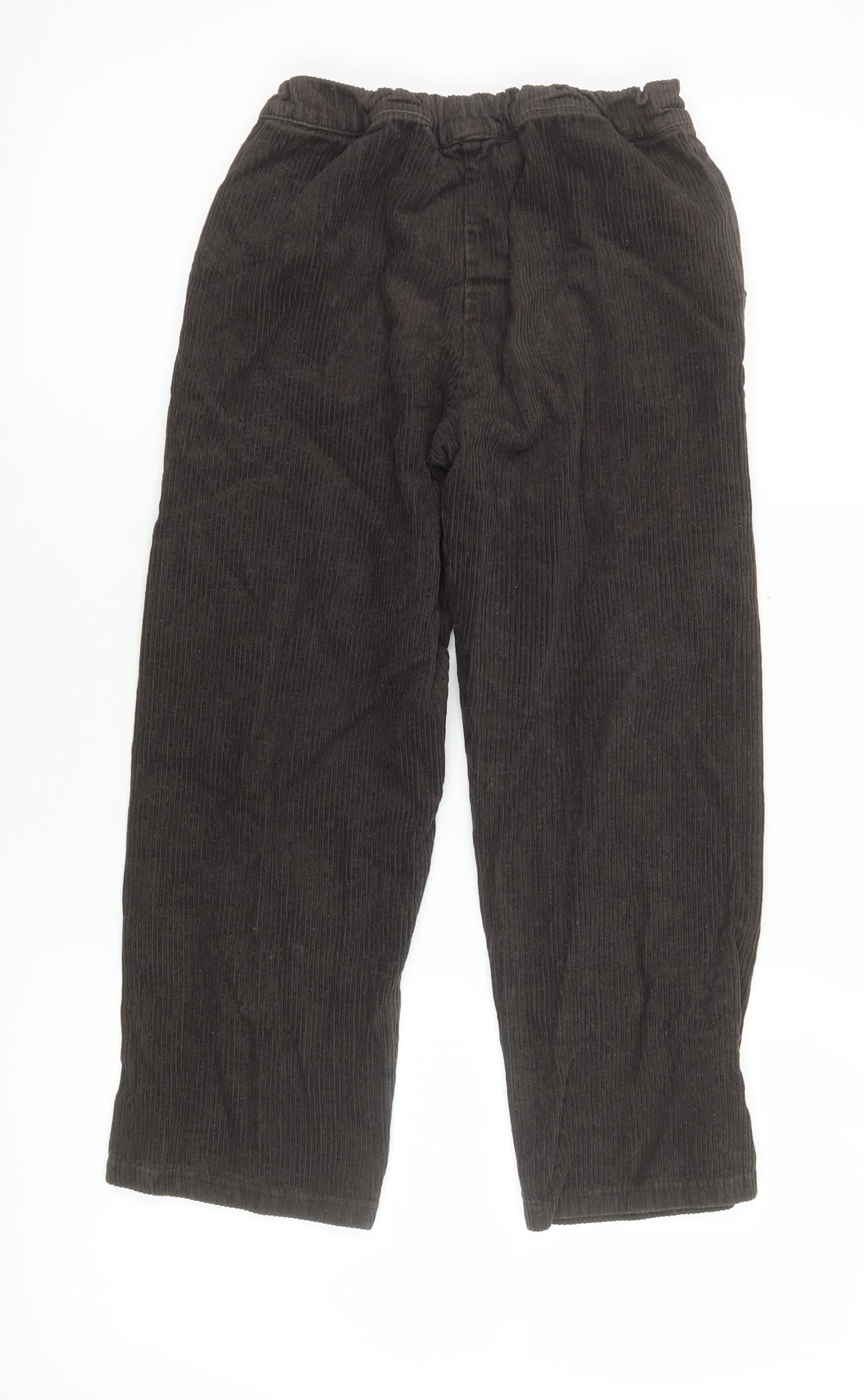 Boys UK Size 8 Years Wheat Regular Fit Chino Brown Trousers