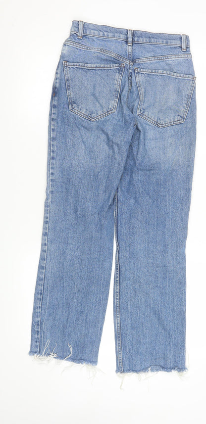 Womens UK Size 8 ASOS Regular Fit Straight Blue Jeans