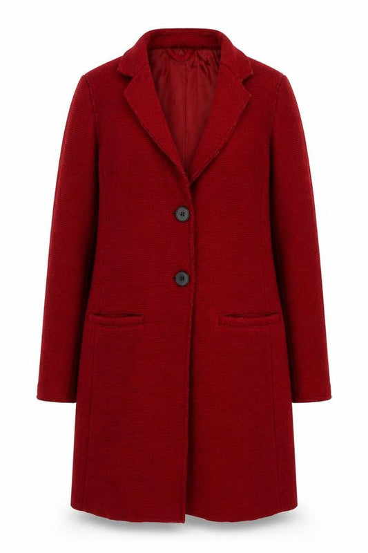 Womens UK Size S Only Red Overcoat