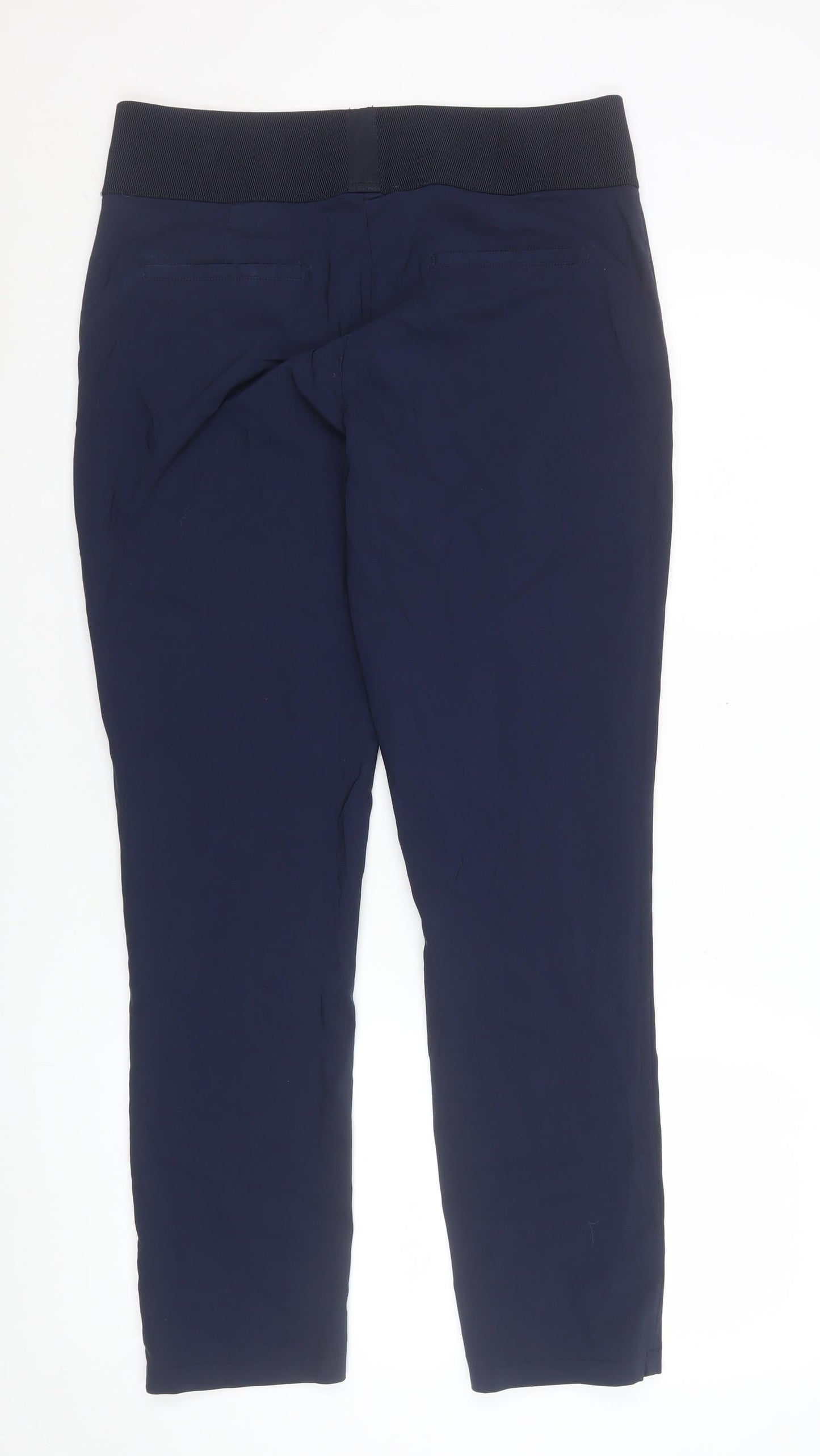 Womens UK Size 14 Kelly & Grace Regular Fit CasualTravelWorkwear Blue Trousers