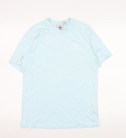 Womens UK Size S adidas Blue Basic T-Shirt