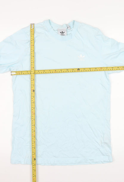 Womens UK Size S adidas Blue Basic T-Shirt