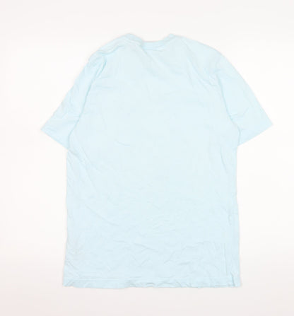 Womens UK Size S adidas Blue Basic T-Shirt