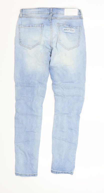 Mens UK Size 30 boohooMAN Slim Fit Skinny Blue Jeans