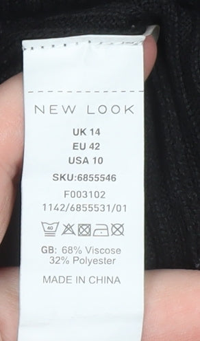 Womens UK Size 14 New Look Bodycon Dress