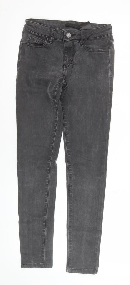 Womens UK Size 22 Uniqlo Slim Fit Skinny Grey Jeans