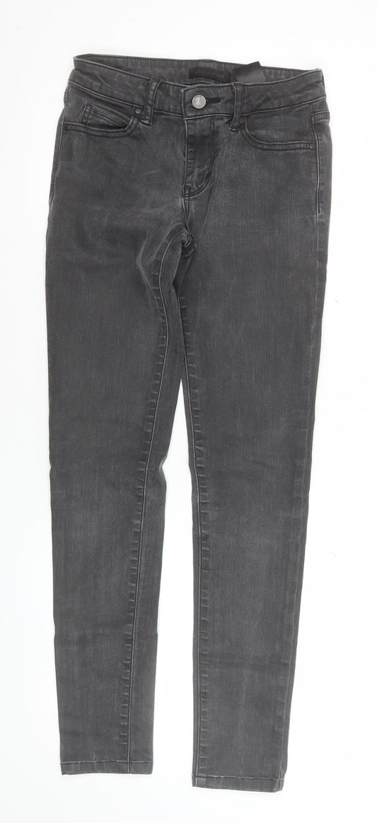 Womens UK Size 22 Uniqlo Slim Fit Skinny Grey Jeans