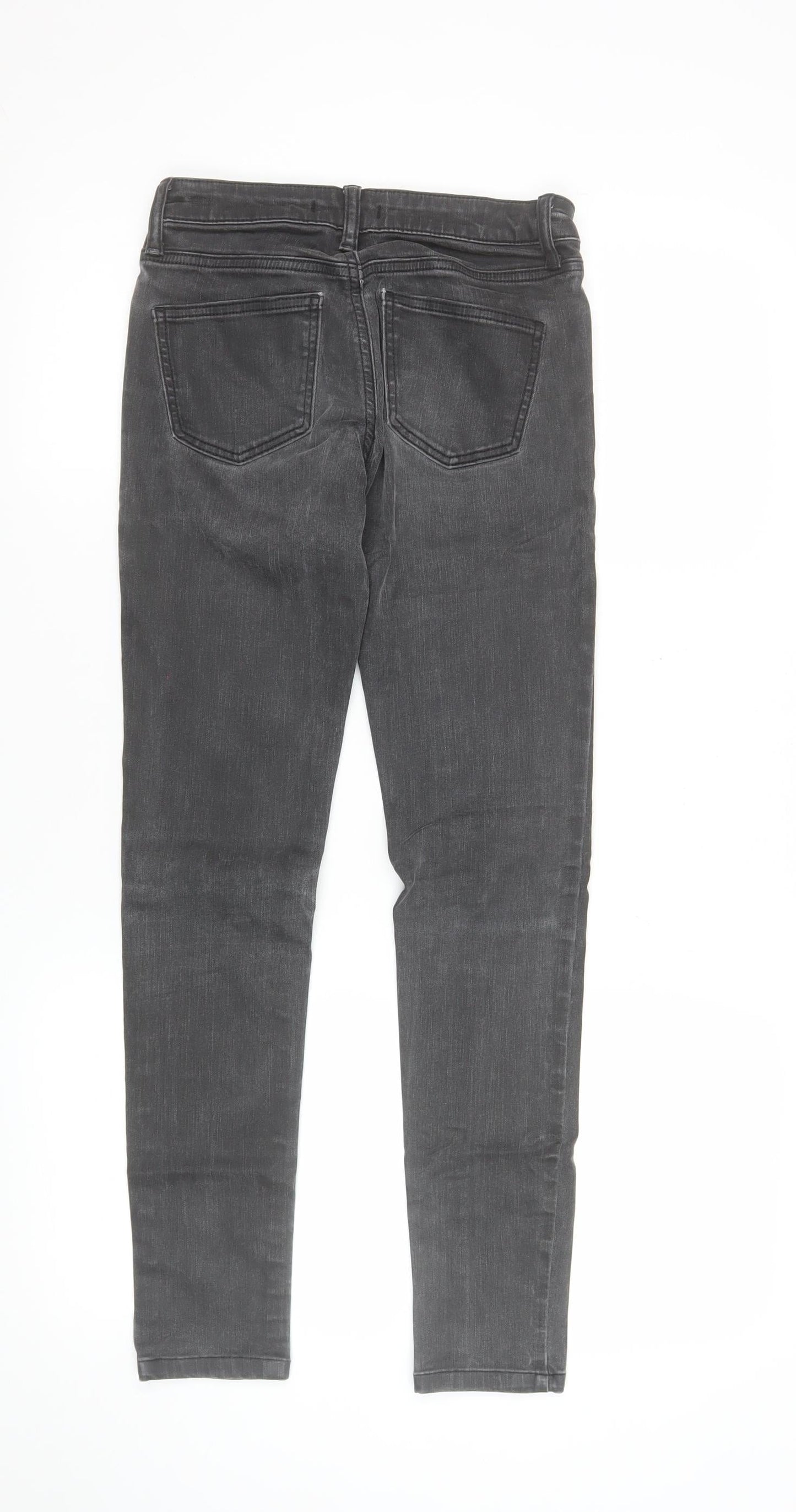 Womens UK Size 22 Uniqlo Slim Fit Skinny Grey Jeans