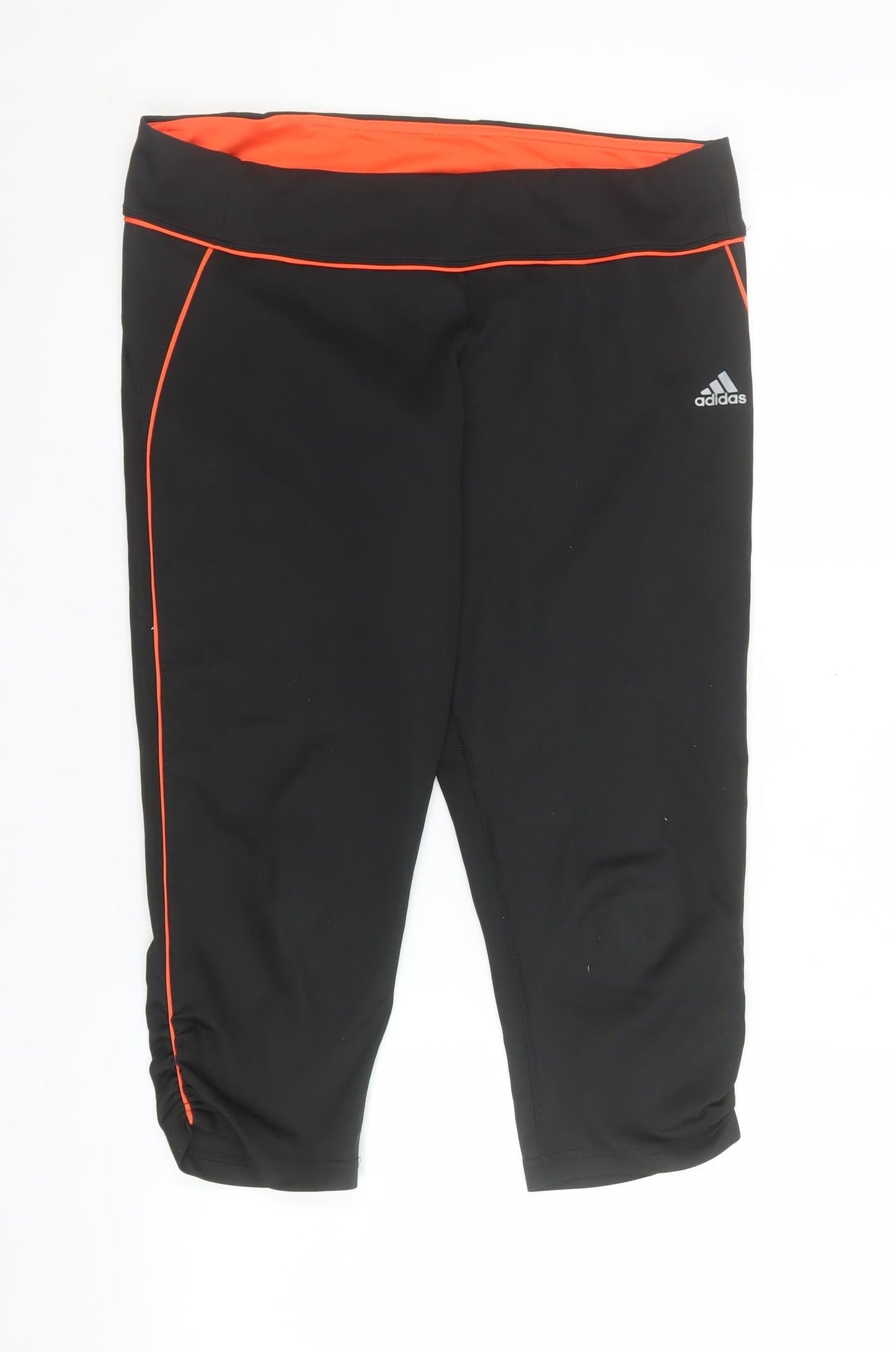 Womens UK Size L adidas Slim Fit Capri Black Leggings