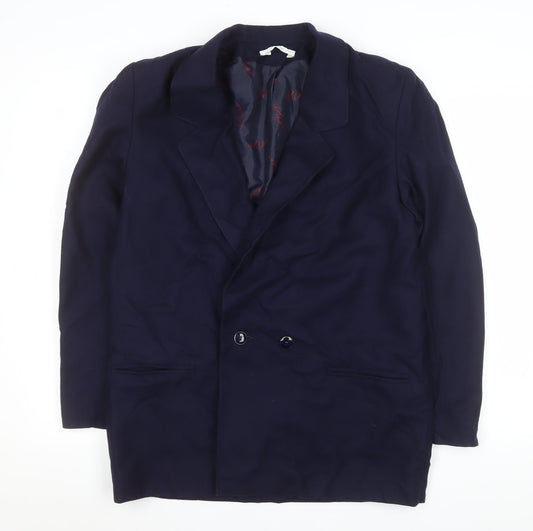 Womens UK Size 12 Private Collection Regular Blue Blazer
