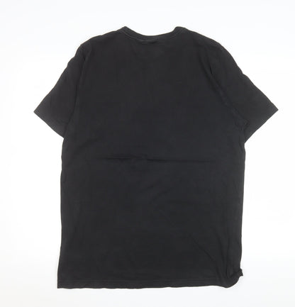 Mens UK Size M adidas Black  T-Shirt