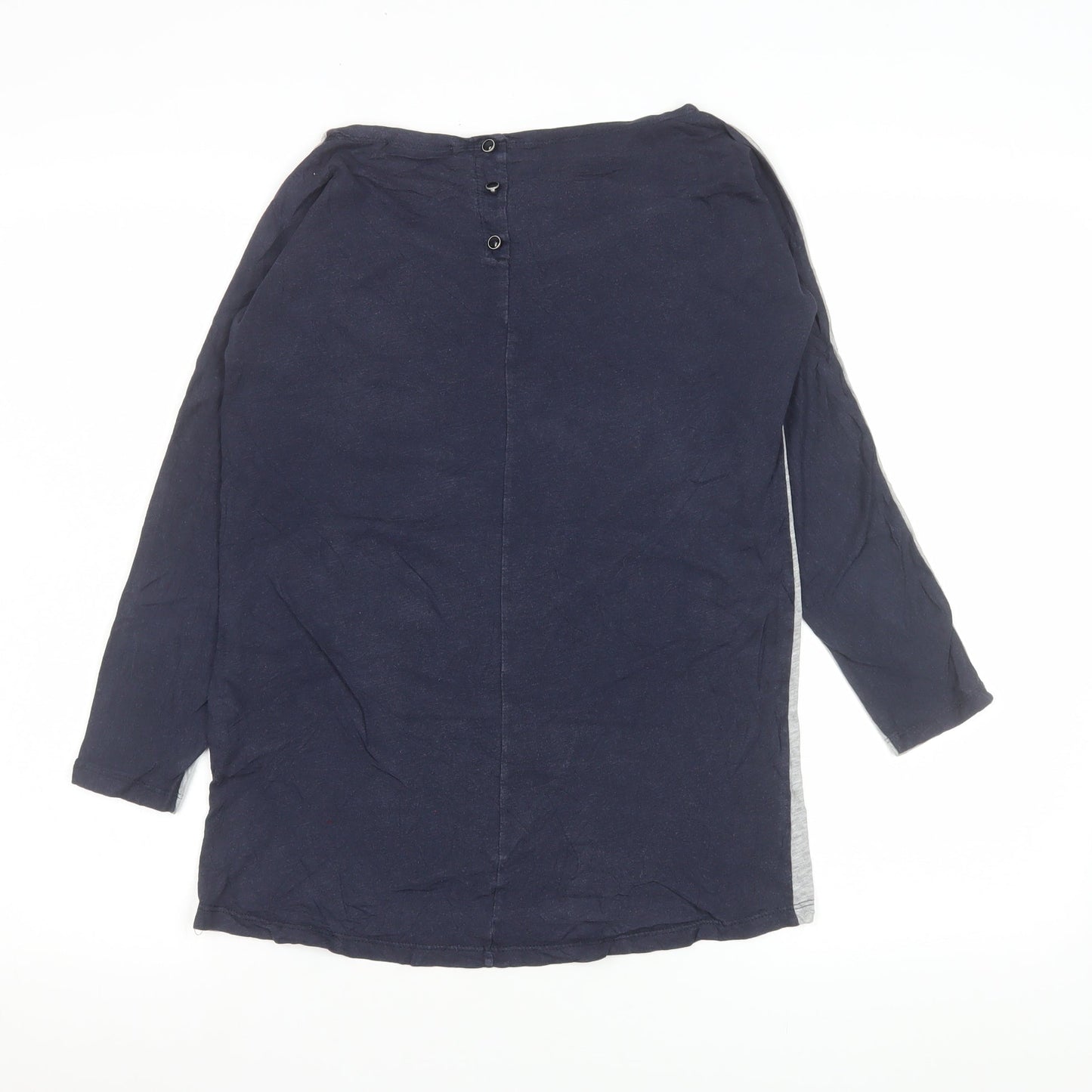 Womens UK Size S Pull&Bear Grey Basic T-Shirt