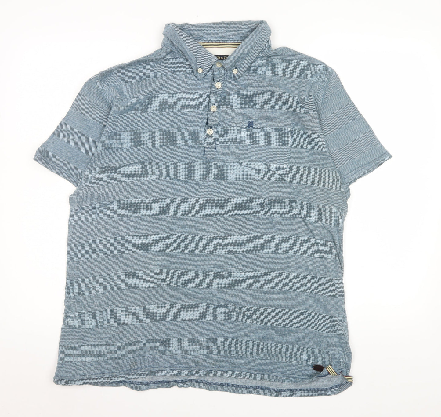 Mens UK Size L Hammond & Co 100% Cotton Polo Shirt