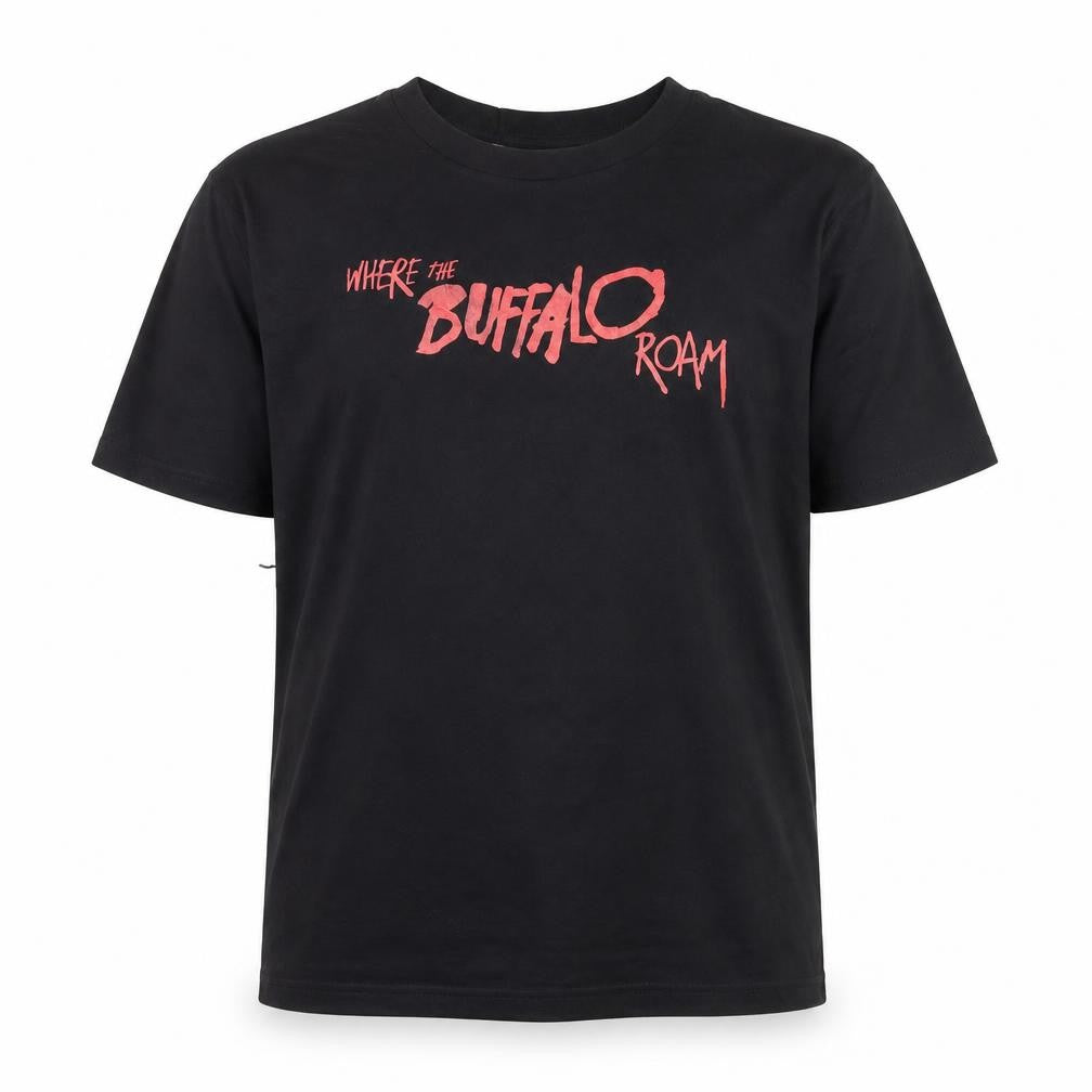 Mens UK Size L Worn Free Black  T-Shirt