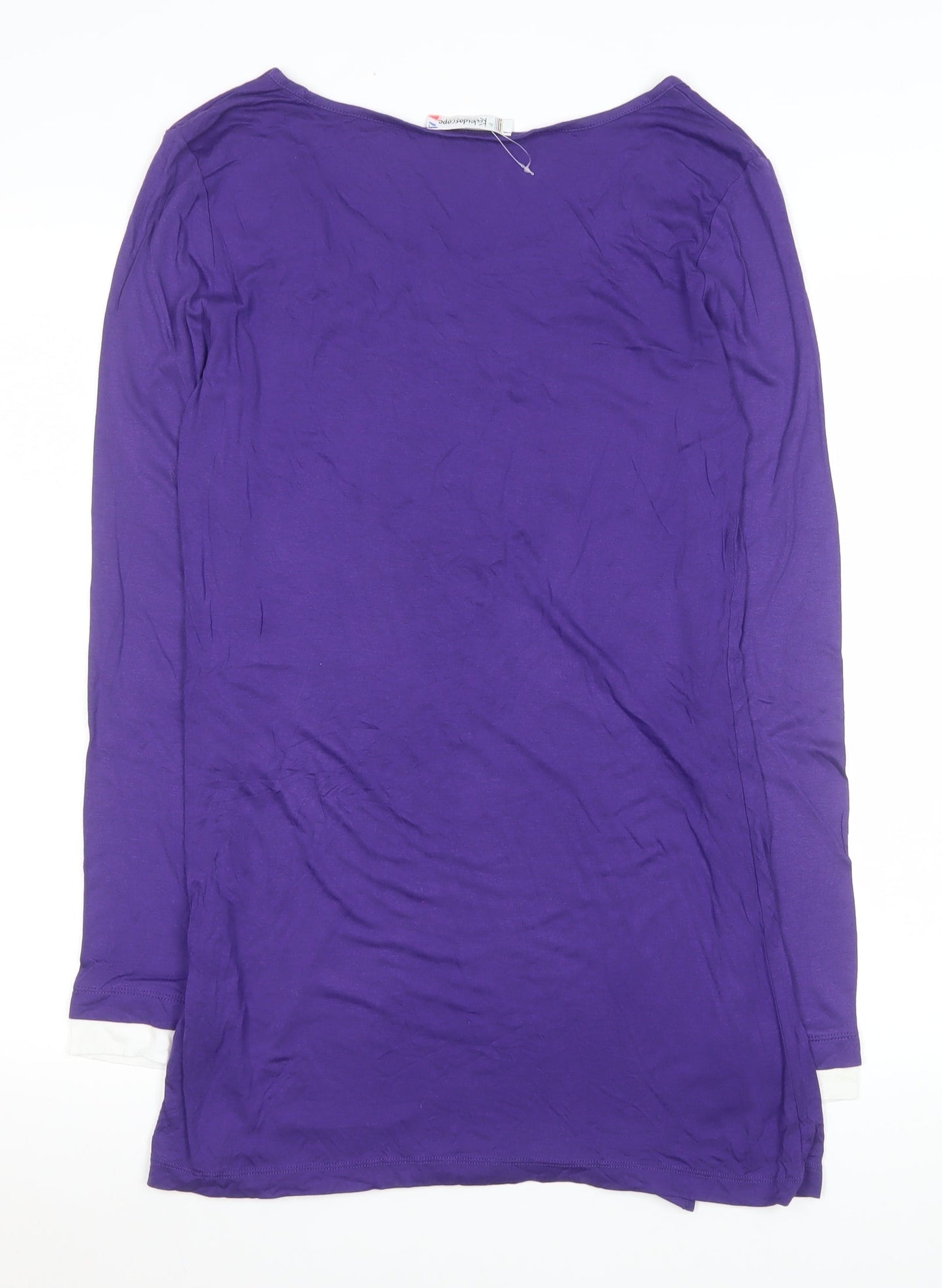 Womens UK Size 14 Kaleidoscope Purple Tunic Blouse