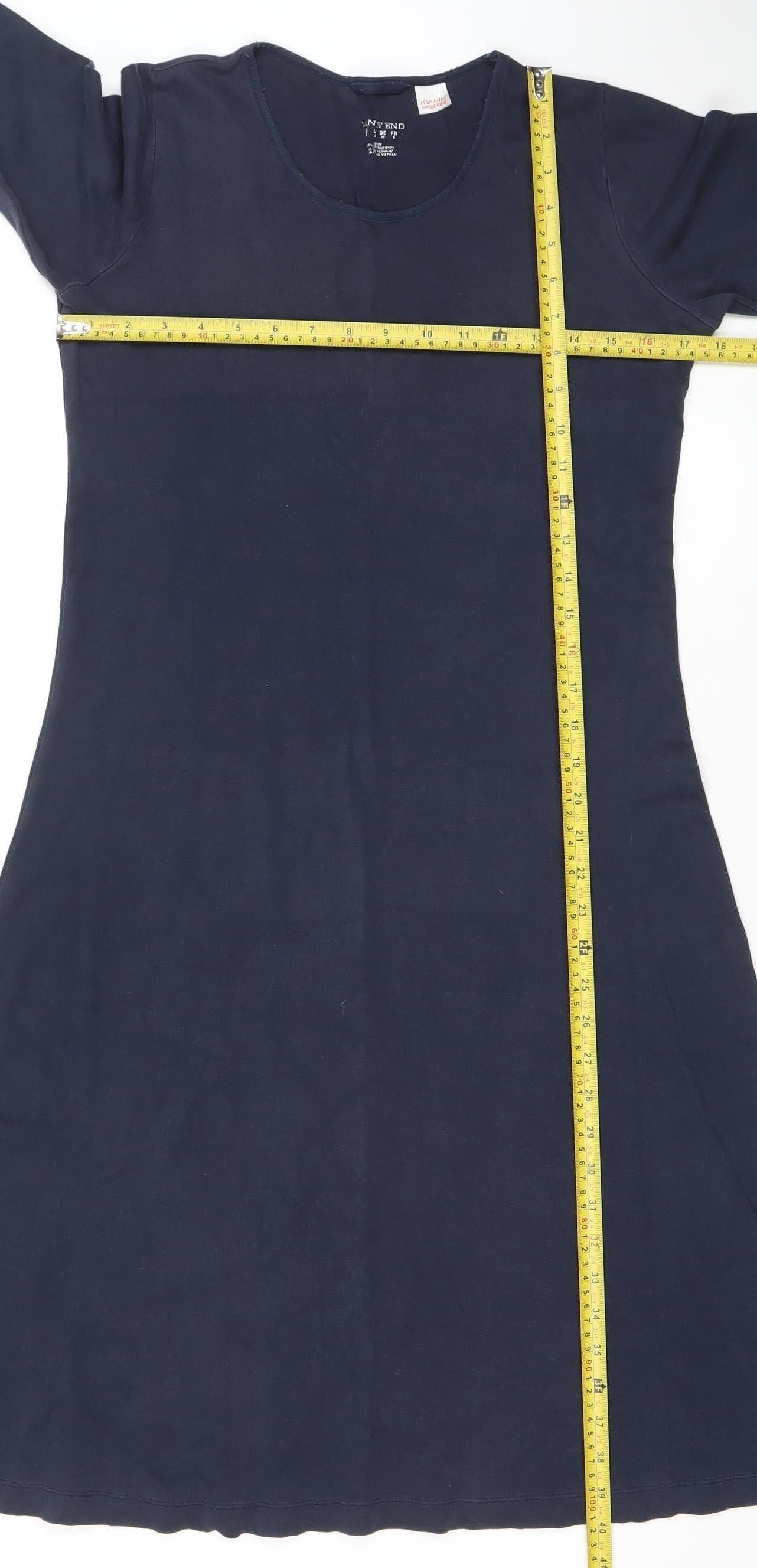 Womens UK Size XS Lands' End Shift Dress