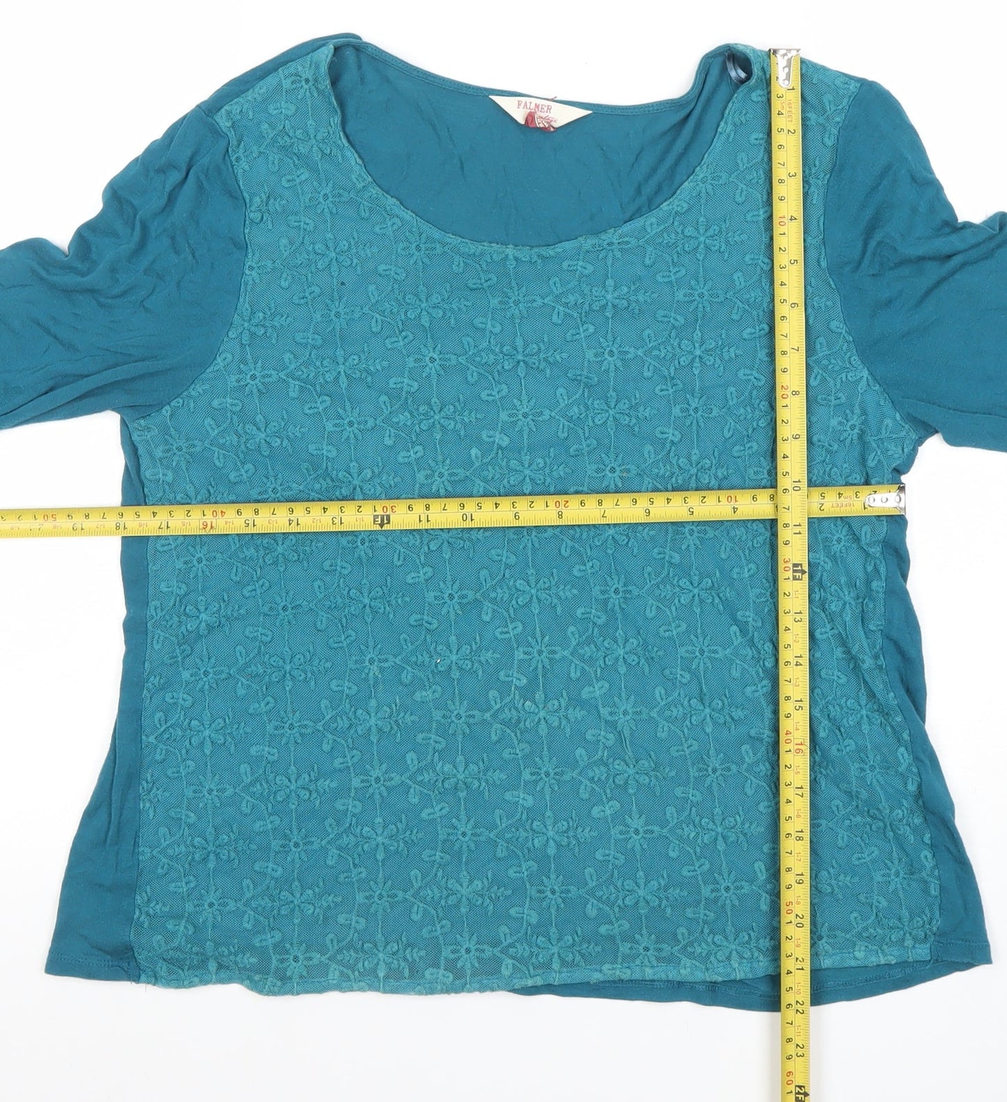 Womens UK Size 10 Palmer Blue Tunic Blouse