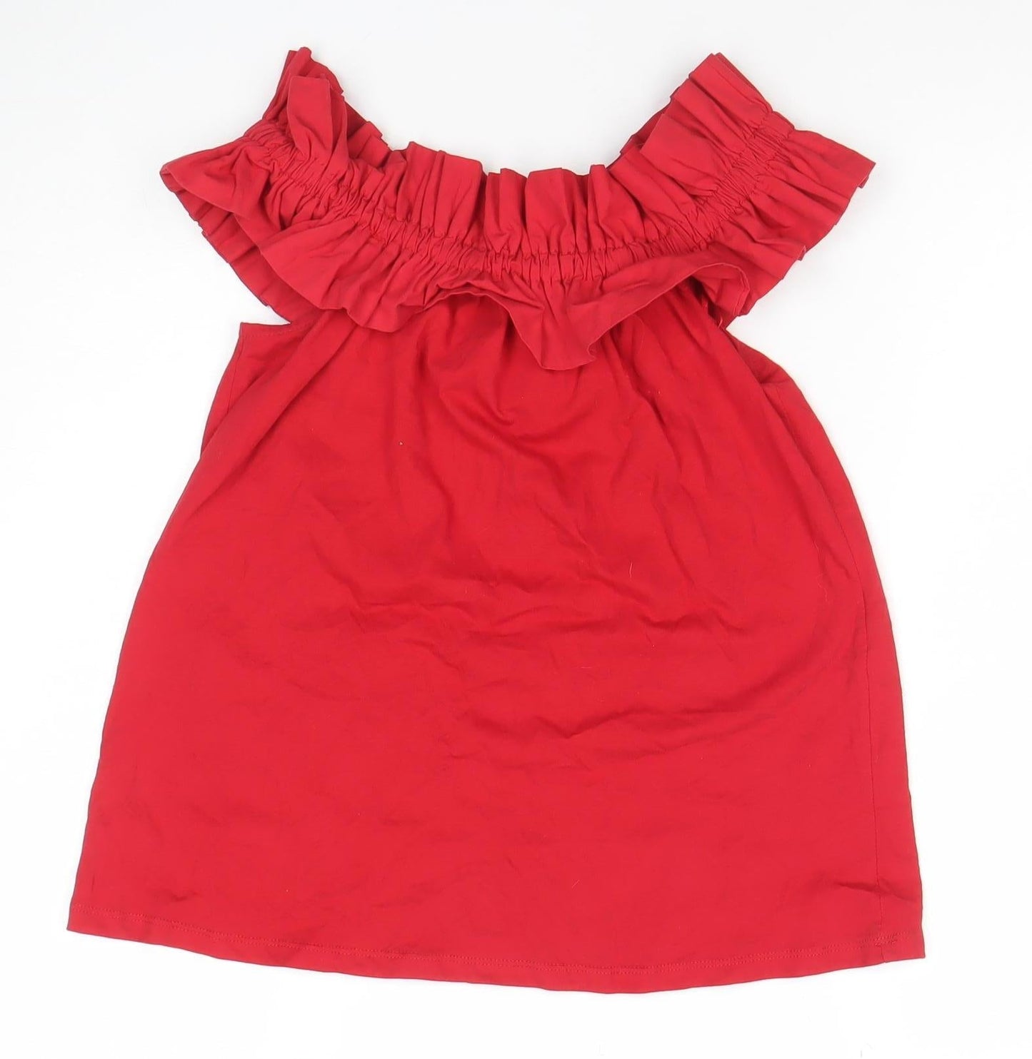 Womens UK Size S Pull & Bear Red Camisole Blouse