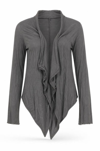 Womens UK Size S Jigsaw Grey Wrap Blouse