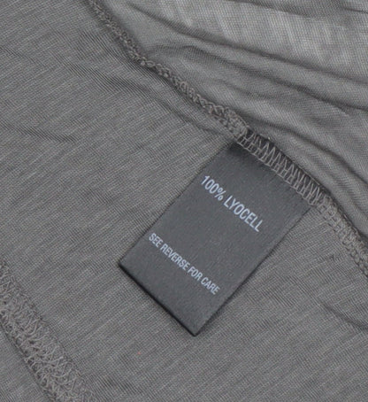 Womens UK Size S Jigsaw Grey Wrap Blouse