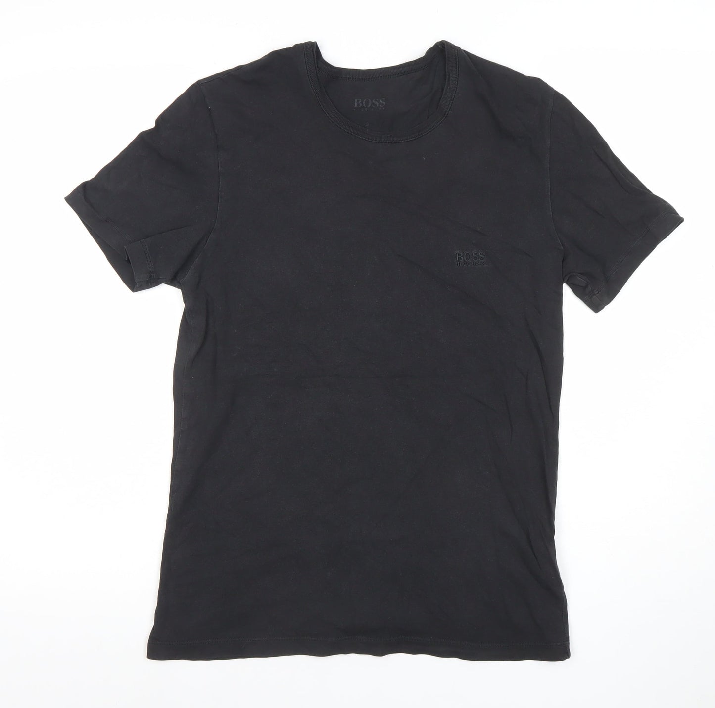 Mens UK Size S HUGO BOSS Black  T-Shirt