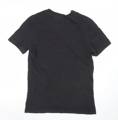 Mens UK Size S HUGO BOSS Black  T-Shirt