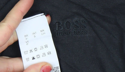 Mens UK Size S HUGO BOSS Black  T-Shirt