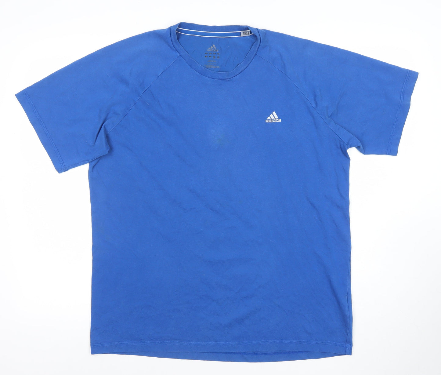 Mens UK Size L adidas Blue  T-Shirt