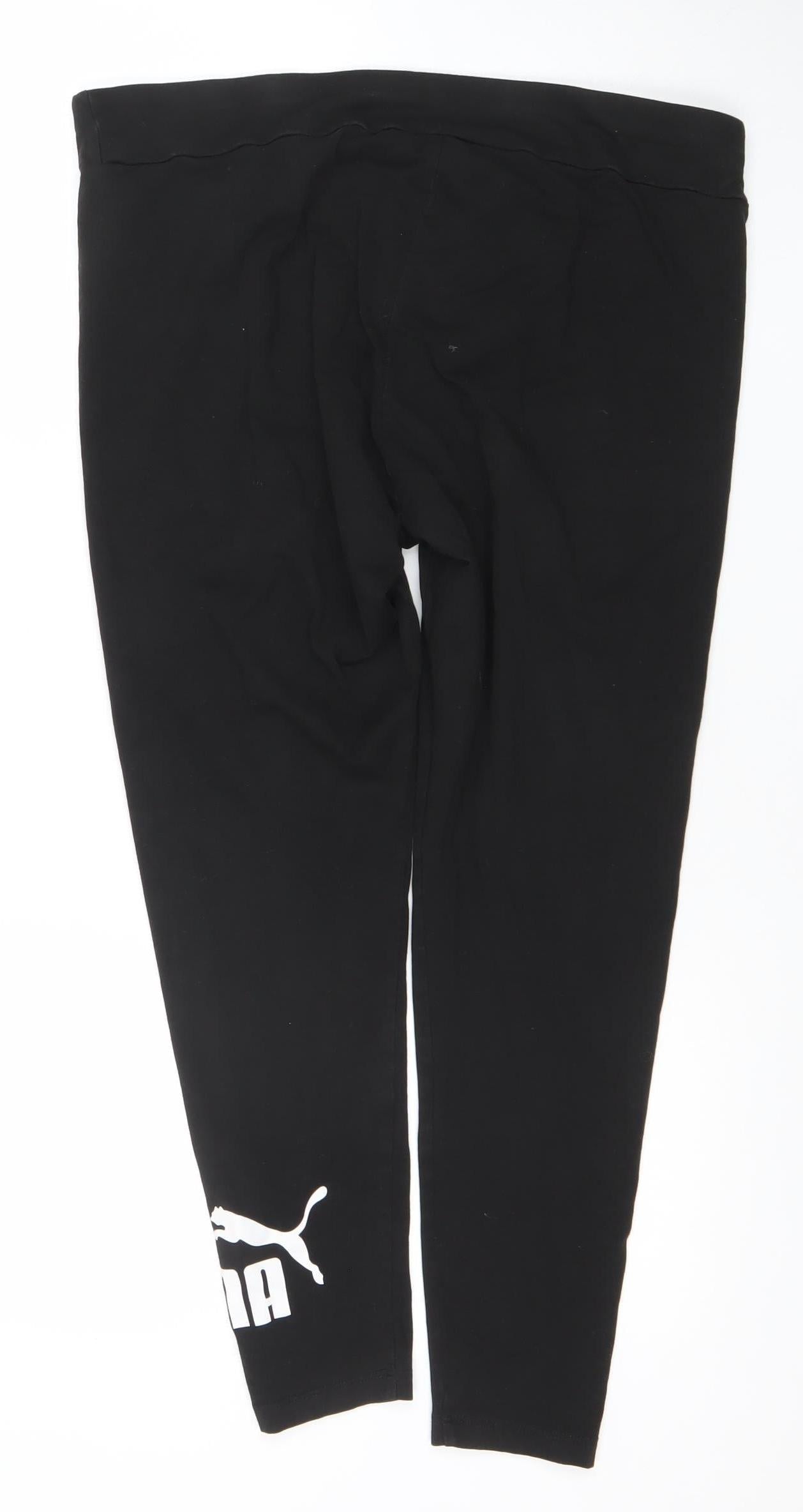 Womens UK Size XL PUMA Slim Fit Leggings Black Leggings