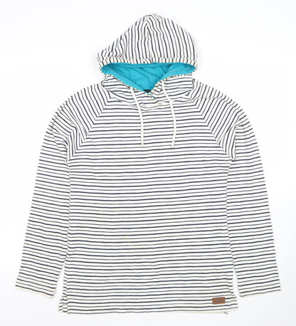 Womens UK Size M Trespass White Pullover Hoodie