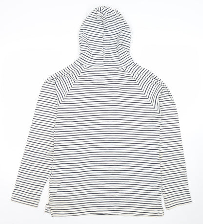 Womens UK Size M Trespass White Pullover Hoodie