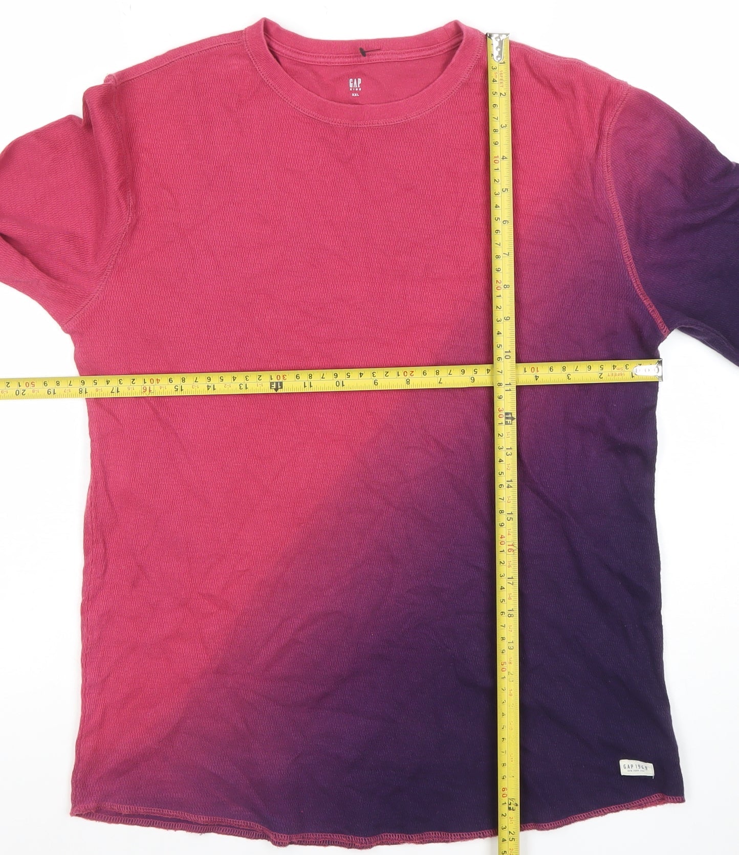 GAP Kids Boys Purple Pink Long Sleeve Pullover Sweatshirt XXL 14-15 Years Cotton