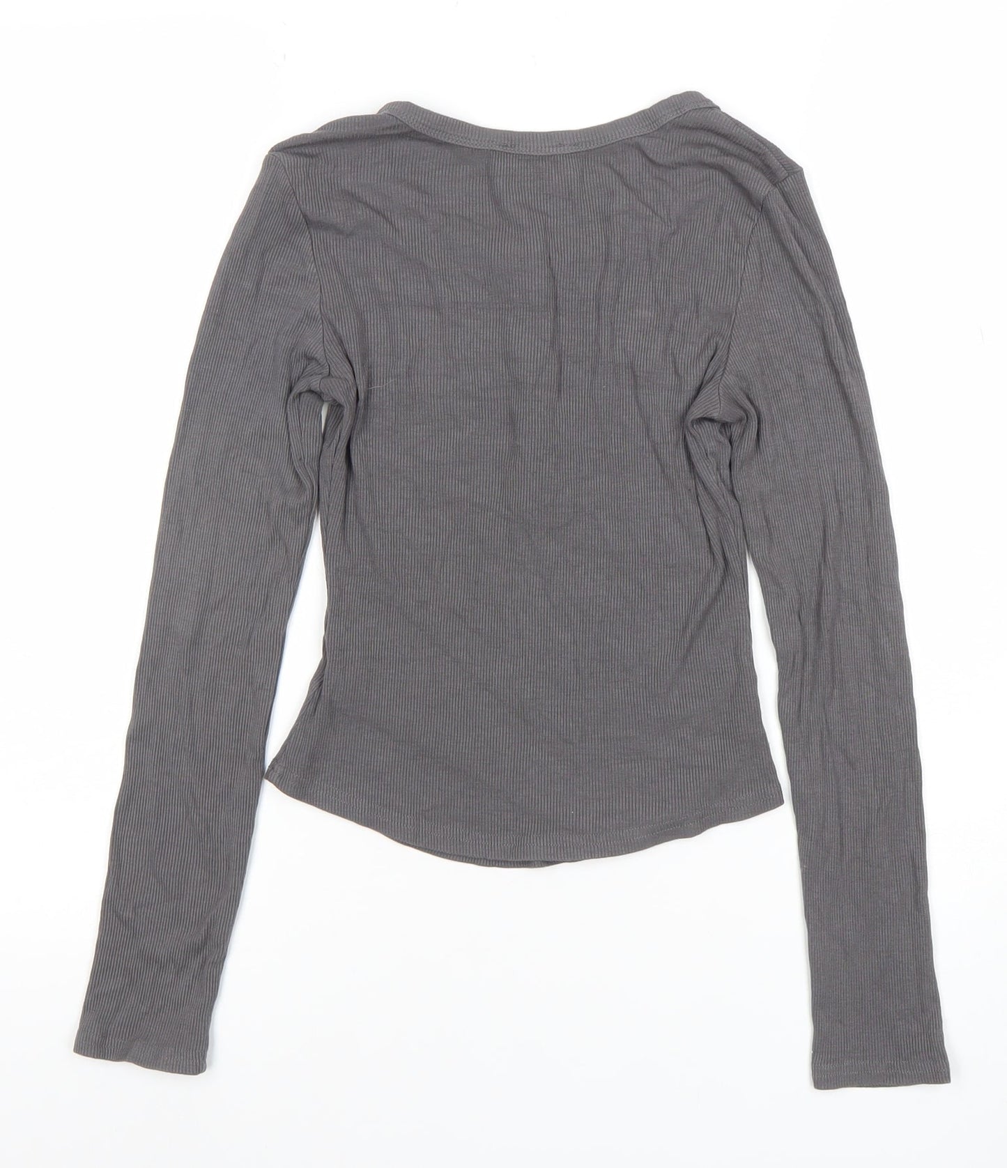 Womens UK Size XS Cider Grey Basic T-Shirt