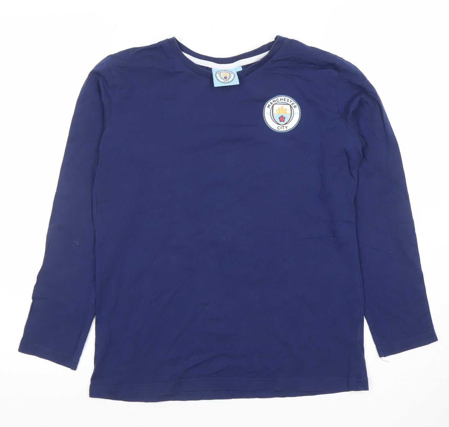 Boys UK Size 12-13 Years Manchester City Blue Basic T-Shirt