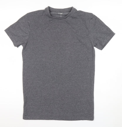 Mens UK Size XS Dunnes Stores Grey  T-Shirt