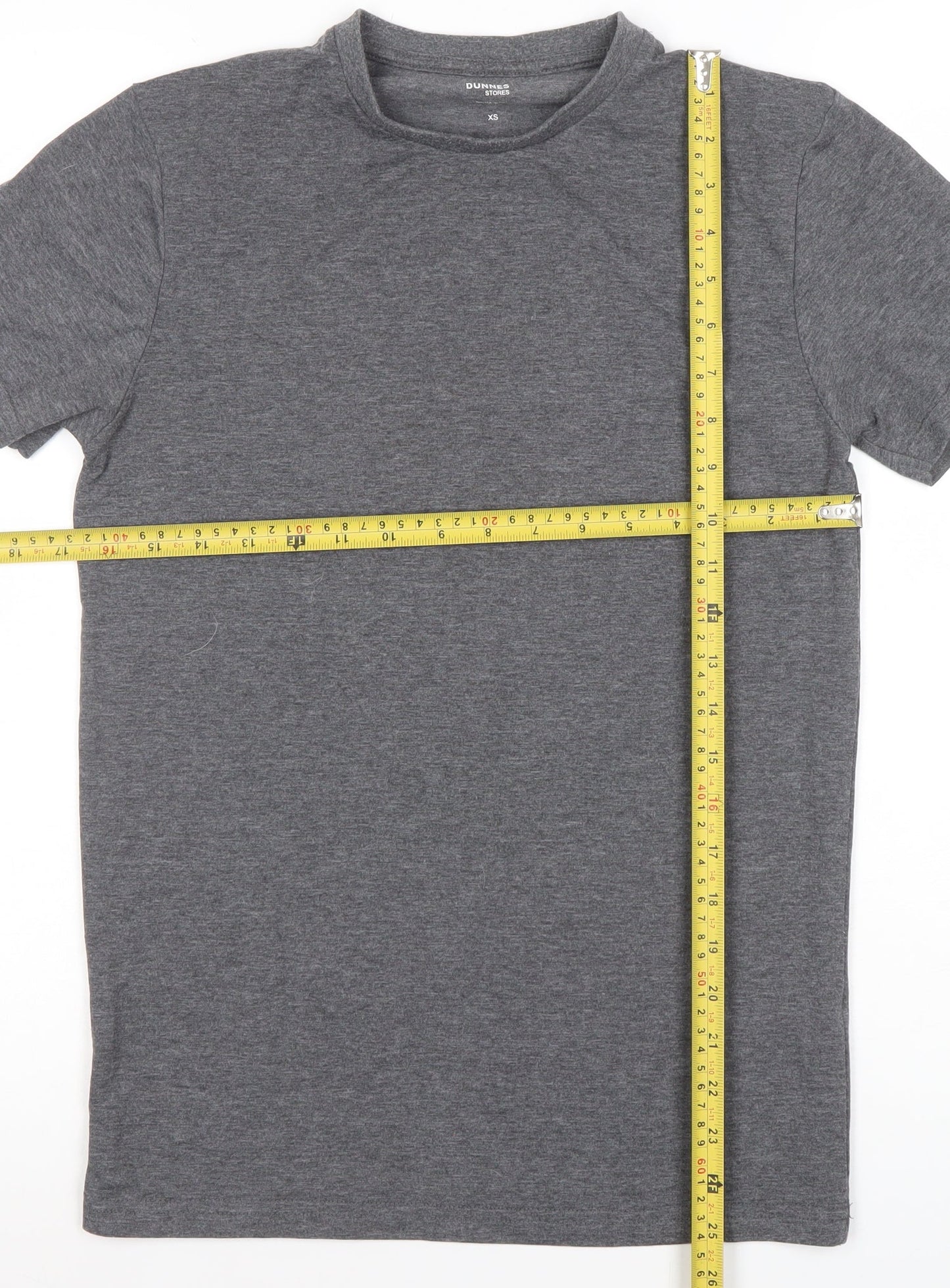 Mens UK Size XS Dunnes Stores Grey  T-Shirt