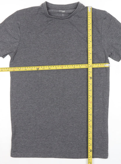 Mens UK Size XS Dunnes Stores Grey  T-Shirt