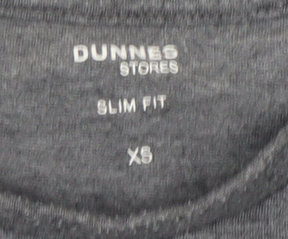 Mens UK Size XS Dunnes Stores Grey  T-Shirt