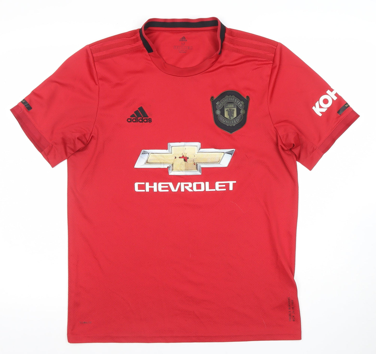 Mens UK Size M adidas Red Football T-Shirt
