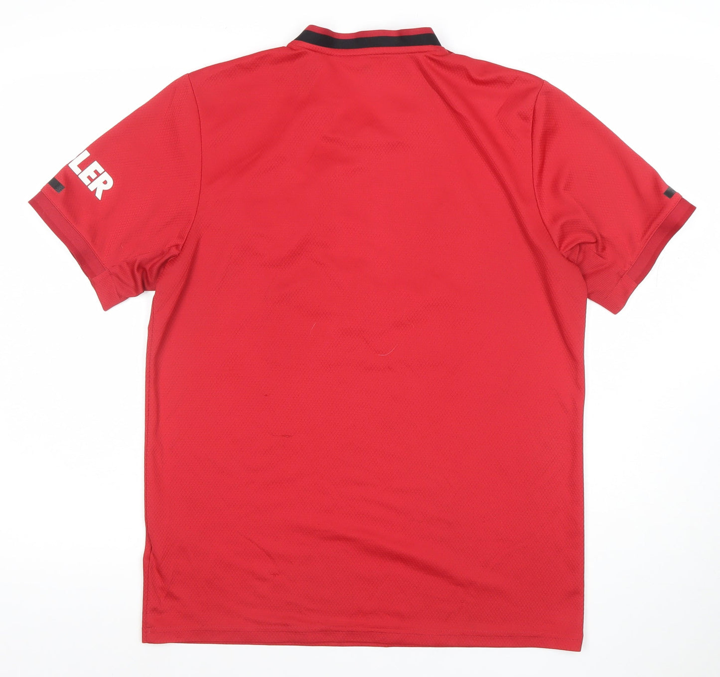 Mens UK Size M adidas Red Football T-Shirt