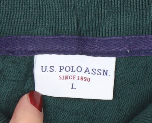 Mens UK Size L U.S. Polo Assn. 100% Cotton Polo Shirt