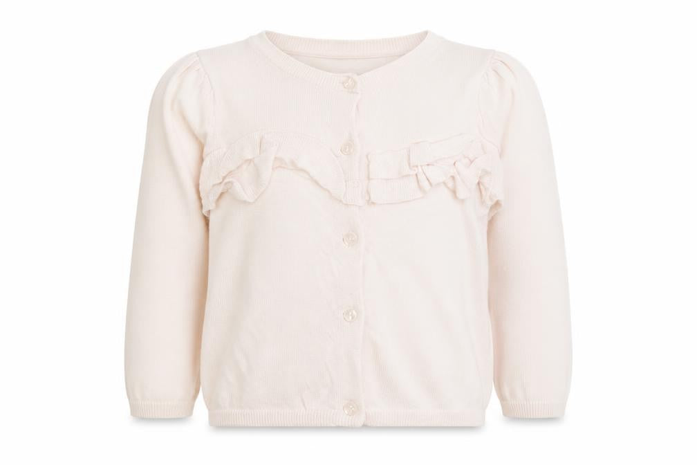 Girls UK Size 3-4 Years The Little White Company Pink Cardigan Jumper